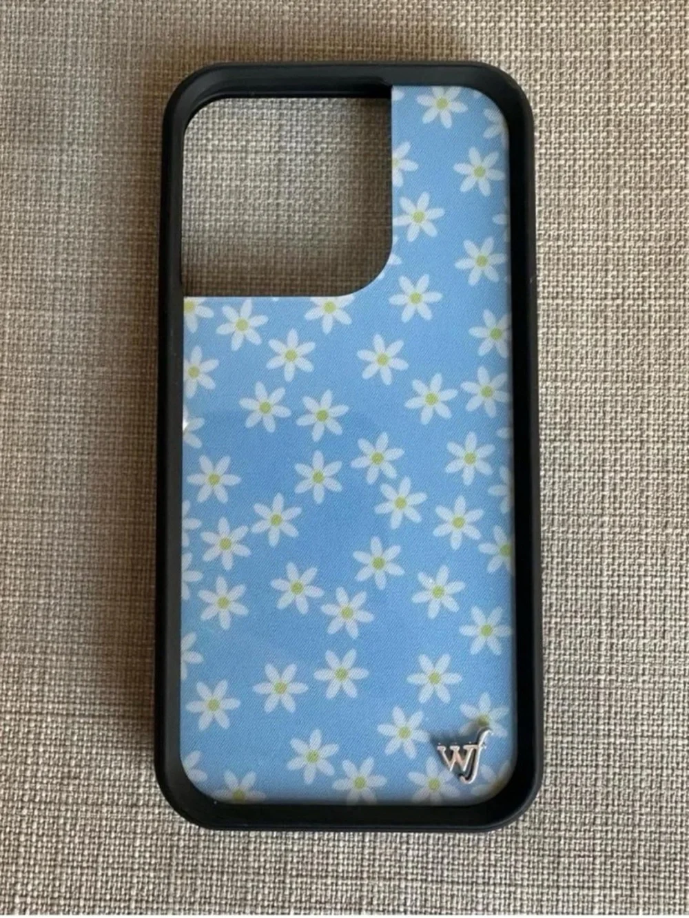 Wildflower Blue Daisy iPhone 15 Pro case